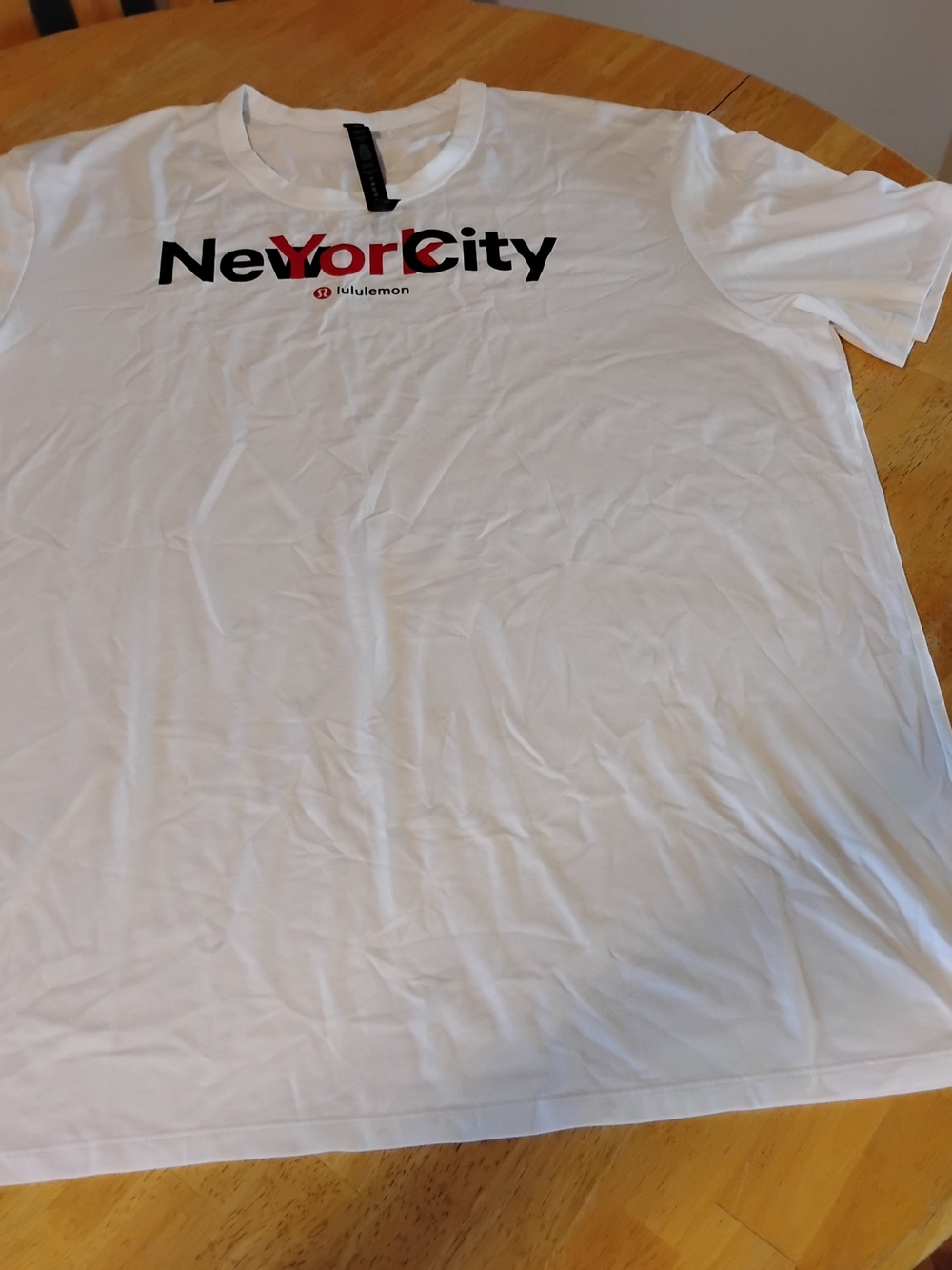 lululemon athletica Men’s White “NewYorkCity” Graphic Tee